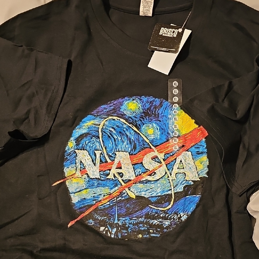 Brisco NASA Black Short Sleeve Tee